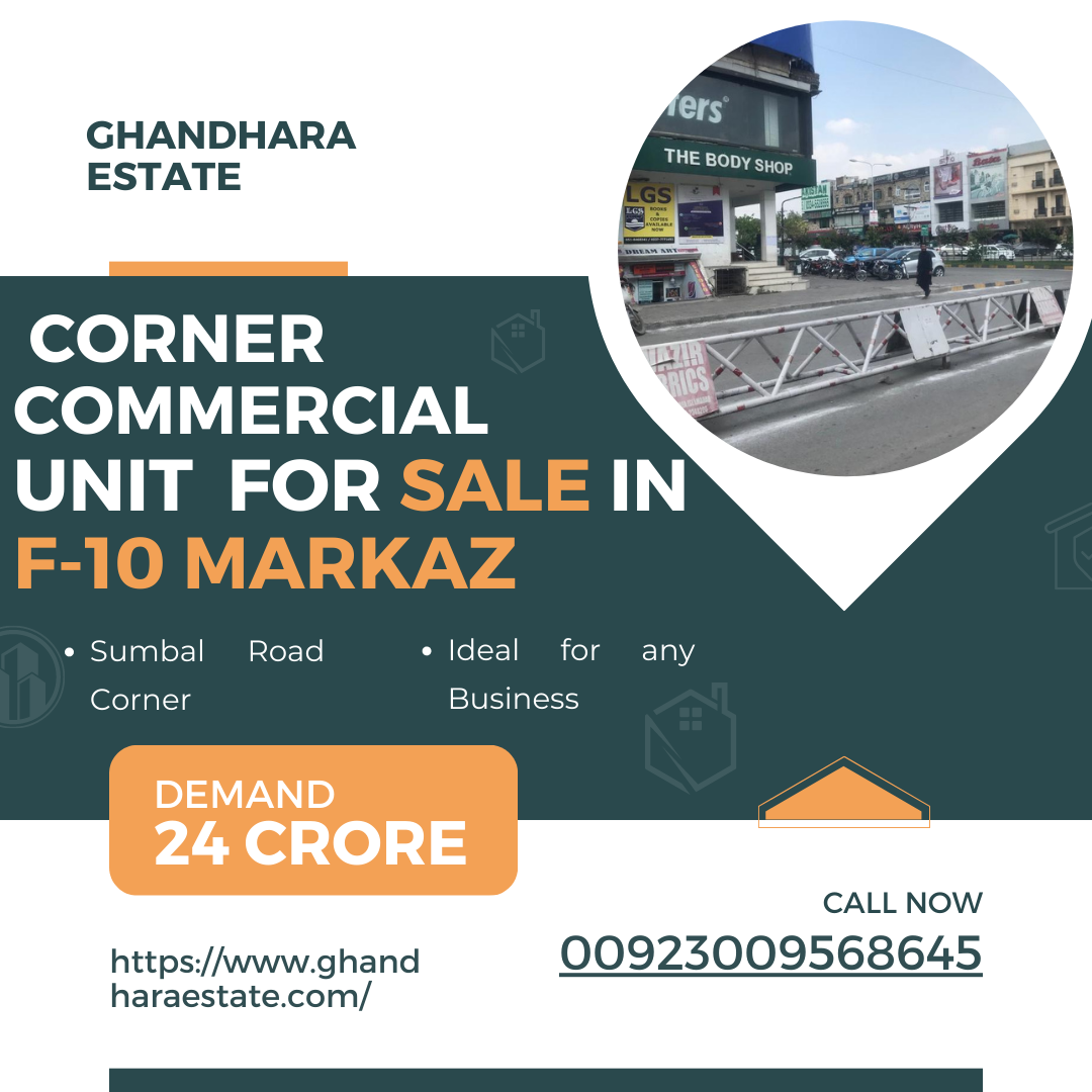 Commercial Unit for Sale in Islamabad, F-10 Markaz
